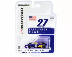 ModelToyCars Napa Auto Parts 2021 Dallara IndyCar, #27 Alexander Rossi - Greenlight 11507/48 - 1/64 Diecast Car