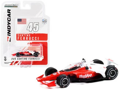 2021 NTT IndyCar Series, #45 Santino Ferrucci / Rahal Letterman Lanigan Racing, Hy-Vee - Greenlight 11521/48 - 1/64 Scale Diecast Model Toy Car