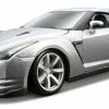 2009 Nissan GT-R, Silver - Bburago 12079 - 1/18 Scale Diecast Model Toy Car