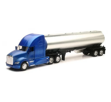 Kenworth T700 Oil Tanker, Blue - New Ray 12223E - 1/32 Scale Model Replica