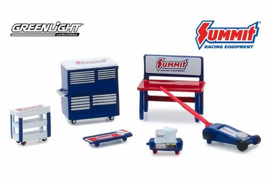 Summit Racing Equipment, Blue - Greenlight 13176/48 - 1/64 Scale Diecast Accessory