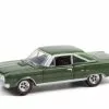 1967 Dodge Coronet R/T Hemi, Dark Green Metallic - Greenlight 13300A/48 - 1/64 Scale Diecast Car