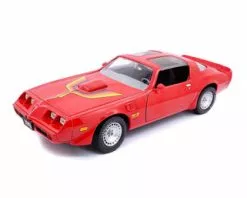 ModelToyCars 1979 Pontiac Firebird T/A "Fire AM" T-Top, Red - Greenlight 13613 - 1/18 Scale Diecast Car