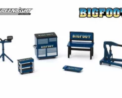 Greenlight Shop Tool Accessories Pack, Bigfoot Monster Truck - 16040/48 - 1/64 Scale Diecast Accessory