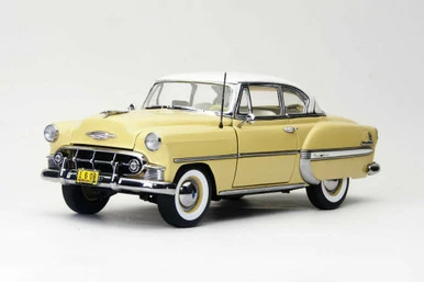 1953 Chevy Bel Air, Sun Gold Yellow - Sun Star 1608 - 1/18 Scale Diecast Model Toy Car