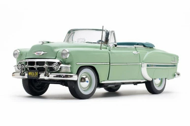 1953 Chevy Bel Air Open Convertible, Surf Green - Sun Star 1624 - 1/18 Scale Diecast Model Toy Car