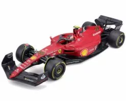 ModelToyCars 2022 Ferrari F1-75, #55 Carlos Sainz - Bburago 18-16811SAIN - 1/18 Scale Diecast Model Toy Car