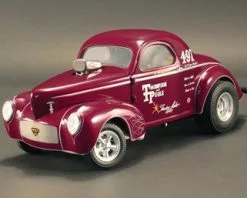 1941 Gasser, Burgundy - Acme 1800909 - 1/18 Scale Diecast Model Toy Car