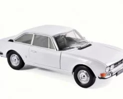 1969 Peugeot 504 Coupe, White - Norev 184825 - 1/18 Scale Diecast Model Toy Car