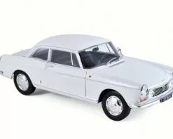 1967 Peugeot 404 Coupe, White - Norev 184831 - 1/18 Scale Diecast Model Toy Car