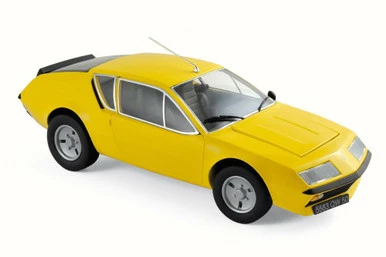 1977 Renault Alpine A310, Yellow - Norev 185143 - 1/18 Scale Diecast Model Toy Car