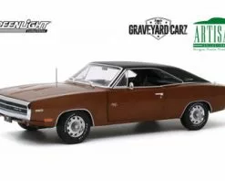 ModelToyCars 1970 Dodge Charger R/T, Graveyard Carz - Greenlight 19077 - 1/18 Scale Diecast Model Toy Car