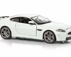Jaguar XKR-S, White - Bburago 21063W - 1/24 Scale Diecast Model Toy Car