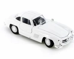 Mercedes-Benz 300SL, White - Welly 24064/4D - 1/24 Scale Diecast Model Toy Car