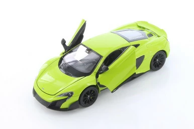 McLaren 675LT Coupe, Green - Welly 24089WGN - 1/24 Scale Diecast Model Toy Car