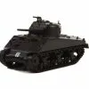 1944 M4 Sherman Tank, Black - Greenlight 28090A/48 - 1/64 Scale Diecast Model Toy Car