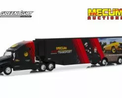Greenlight Kenworth T2000 Mecum Auctions Auto Transporter 30106/24 - 1/64 Scale Diecast Model Toy Car