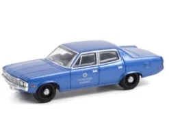 1972 AMC Matador United States Marshall, Blue - Greenlight 30218/48 - 1/64 Scale Diecast Car