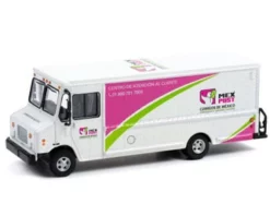 Correos De Mexico 2020 Mail Delivery Vehicle, White W/Pink & Green - Greenlight 1/64 Diecast Car