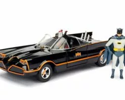 Jada Toys Batmobile Bldbl Diecast Kit With Batman And Robin Figure 30873-1/24 Scale Diecast Model Toy Car