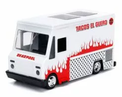 Jada Toys Taco Truck, White - Jada 30879DP1 - 1/32 Scale Diecast Model Toy Car