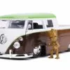 1963 Volkswagen Bus Pickup W/Groot Figure, Guardians Of Galaxy - Jada Toys 31202 - 1/24 Diecast Car