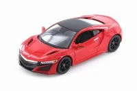 2018 Acura NSX Hardtop, Metallic Red - Maisto 31234R - 1/24 Scale Diecast Model Toy Car