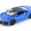2018 Acura NSX Hardtop, Metallic Blue - Maisto 31234BU - 1/24 Scale Diecast Model Toy Car