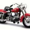 Maisto 1958 Harley-Davidson FLH Duo Glide, Candy Apple Red - 31360-33 - 1/18 Scale Diecast Motorcycle