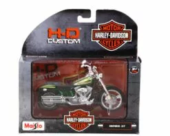ModelToyCars 2004 Harley-Davidson FLSTDSE CVO, Green - Maisto 31360/37 - 1/18 Scale Diecast Motorcyle