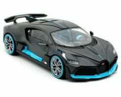 Bugatti Divo, Satin Charcoal Grey - Maisto 31526CHBL - 1/24 Scale Diecast Model Toy Car