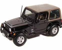 Jeep Wrangler Sahara, Black - Maisto 31662 - 1/18 Scale Diecast Model Toy Car