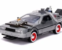 DeLorean Time Machine W/ Lights, Back To The Future III - Jada Toys 32166 - 1/24 Scale Diecast Car