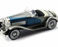 1935 Duesenberg SSJ Convertible, Silver - Signature Models 32318 - 1/32 Scale Diecast Model Toy Car