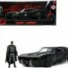 Batmobile With Batman Figure, The Batman - Jada Toys 32731 - 1/24 Scale Diecast Model Toy Car
