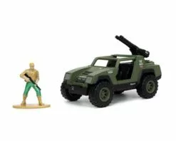 V.A.M.P. With Duke Diecast Figurine, G.I. Joe - Jada Toys 33083 - 1/32 Scale Diecast Model Toy Car