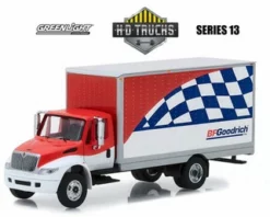 2013 International DuraStar Box Van, BFGoodrich - Greenlight 33130C/48 - 1/64 Scale Diecast Car
