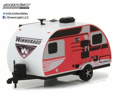 2016 Winnebago Winnie Drop 1710, Red - Greenlight 34030D - 1/64 Scale Diecast Model Toy Car