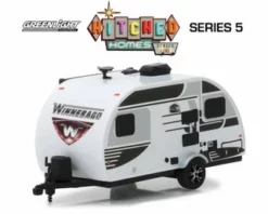 2016 Winnebago Winnie Drop 1710, White With Black - Greenlight 34050E/48 - 1/64 Scale Diecast Car