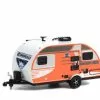 2016 Winnebago Winnie Drop Travel Trailer, Orange - Greenlight 34120D/48 - 1/64 Scale Diecast Car