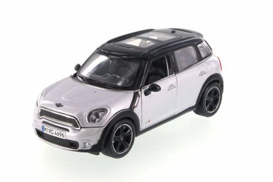 Mini Cooper Countryman, Silver - Maisto 34273 - 1/24 Scale Diecast Model Toy Car