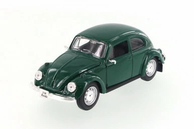 1973 Volkswagen Beetle, Green - Maisto 34926 - 1/24 Scale Diecast Model Toy Car