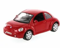 Volkswagen New Beetle Hard Top, Red - Showcasts 34975 - 1/24 Scale Diecast Car (New, But NO BOX)