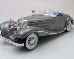 Maisto 1936 Mercedes-Benz 500K Typ Special Roadster Convertible 36862GY - 1/18 Scale Diecast Model Toy Car