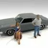 70's Style Figures Set III, Multi - American Diorama 38353 - 1/43 Scale Figurine - Diorama Accessory