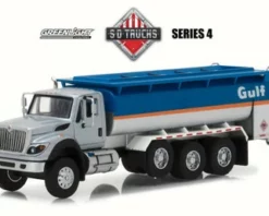 2018 International WorkStar Tanker Truck Gulf Oil - Greenlight 45040C - 1/64 Scale Diecast Car