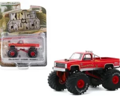 ModelToyCars 1986 Chevy Silverado Monster Truck, Nitemare II - Greenlight 49070-D - 1/64 Scale Diecast Car