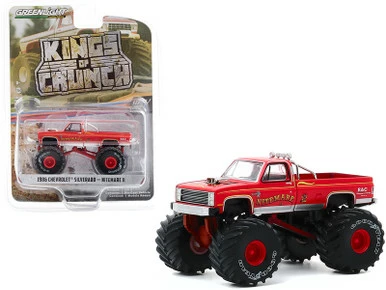ModelToyCars 1986 Chevy Silverado Monster Truck, Nitemare II - Greenlight 49070-D - 1/64 Scale Diecast Car