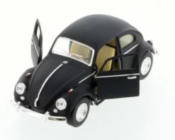 1967 Volkswagen Classic Beetle, Black - Kinsmart 5057DM - 1/32 Scale Diecast Model Toy Car