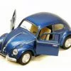 1967 Volkswagen Classic Beetle, Blue - Kinsmart 5057D - 1/32 Scale Diecast Car (New, But NO BOX)